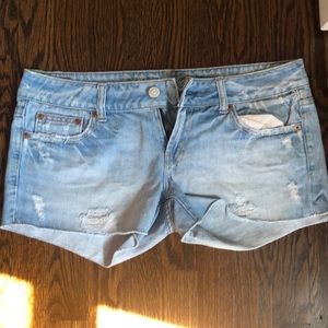 Denim shorts